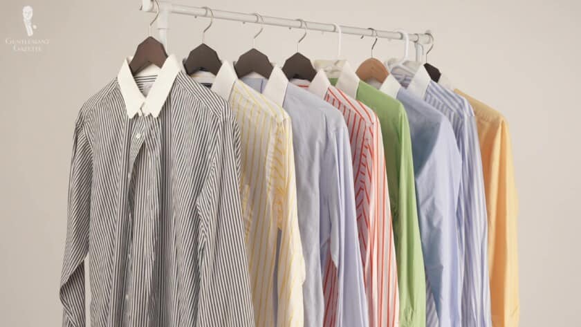 A rack of Winchester shirts