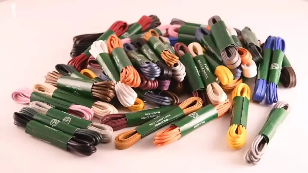 Different Fort Belvedere shoelaces