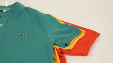 Different Lacoste polo shirts