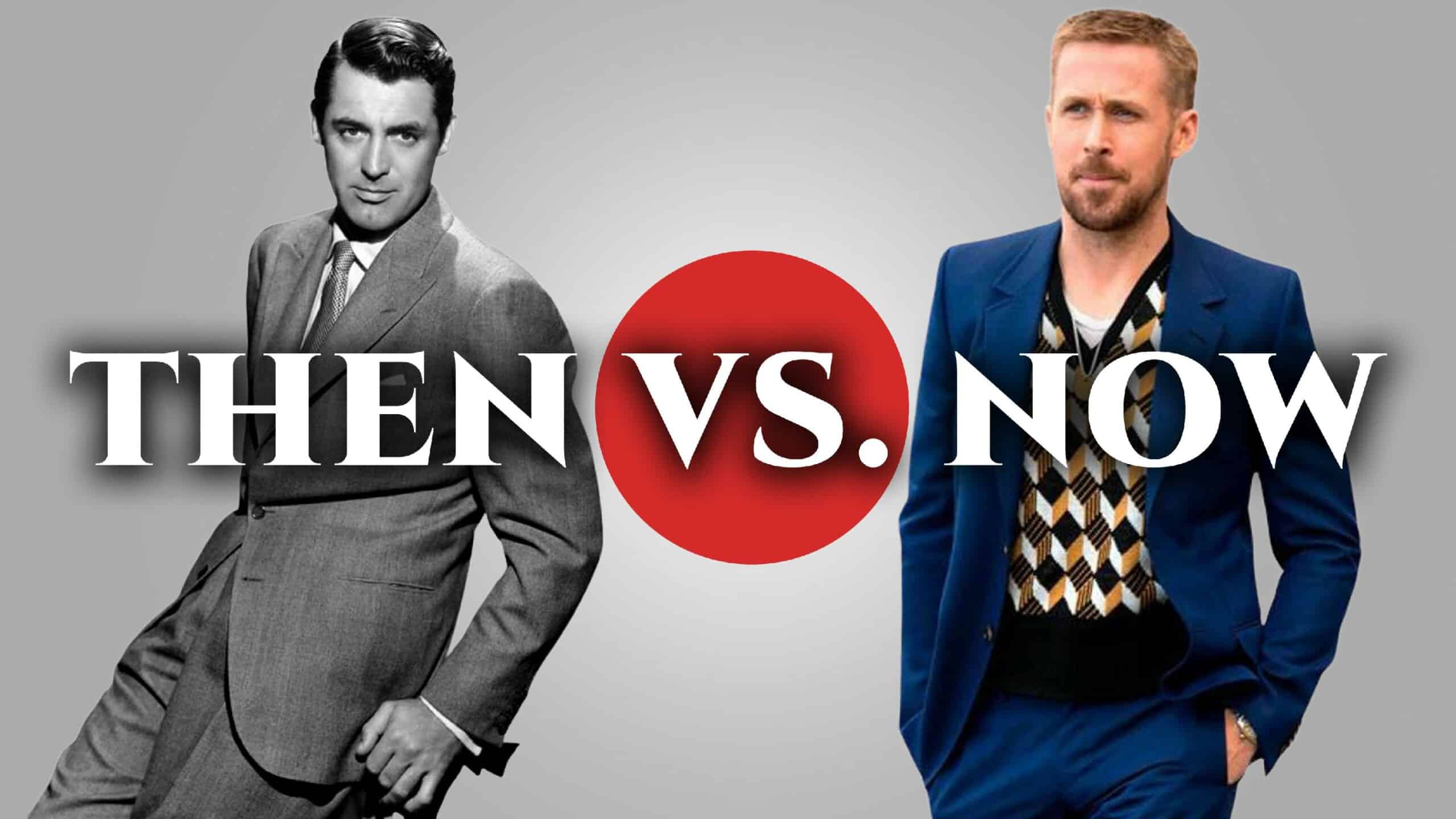 Famous Fashions, Then Vs. Now (Hollywood's Menswear History)