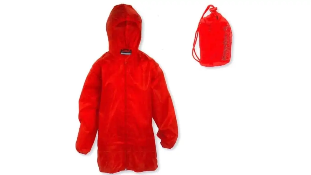 A cagoule is also called pac a mac, short for packing a Macintosh.