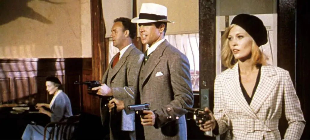 A scene from Bonnie and Clyde
