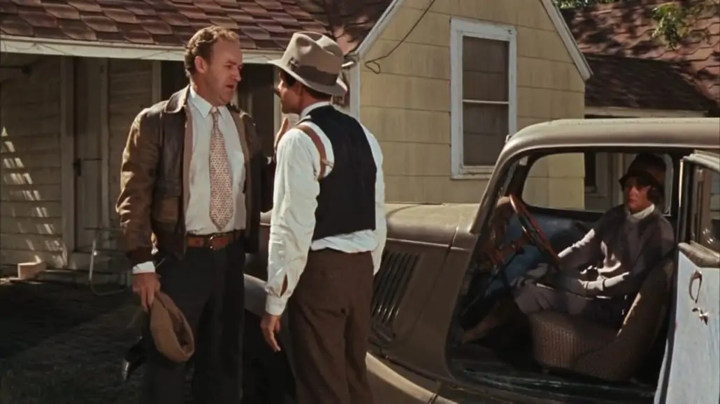 A scene from Bonnie and Clyde 1967