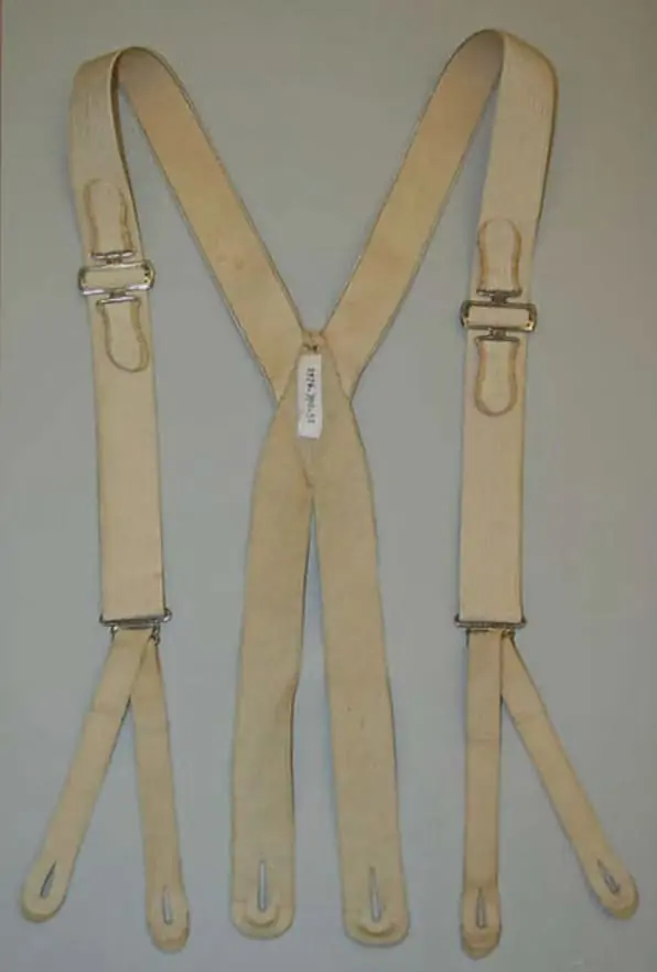 Guyot suspenders had a pull tab mechanism for easy adjustment.