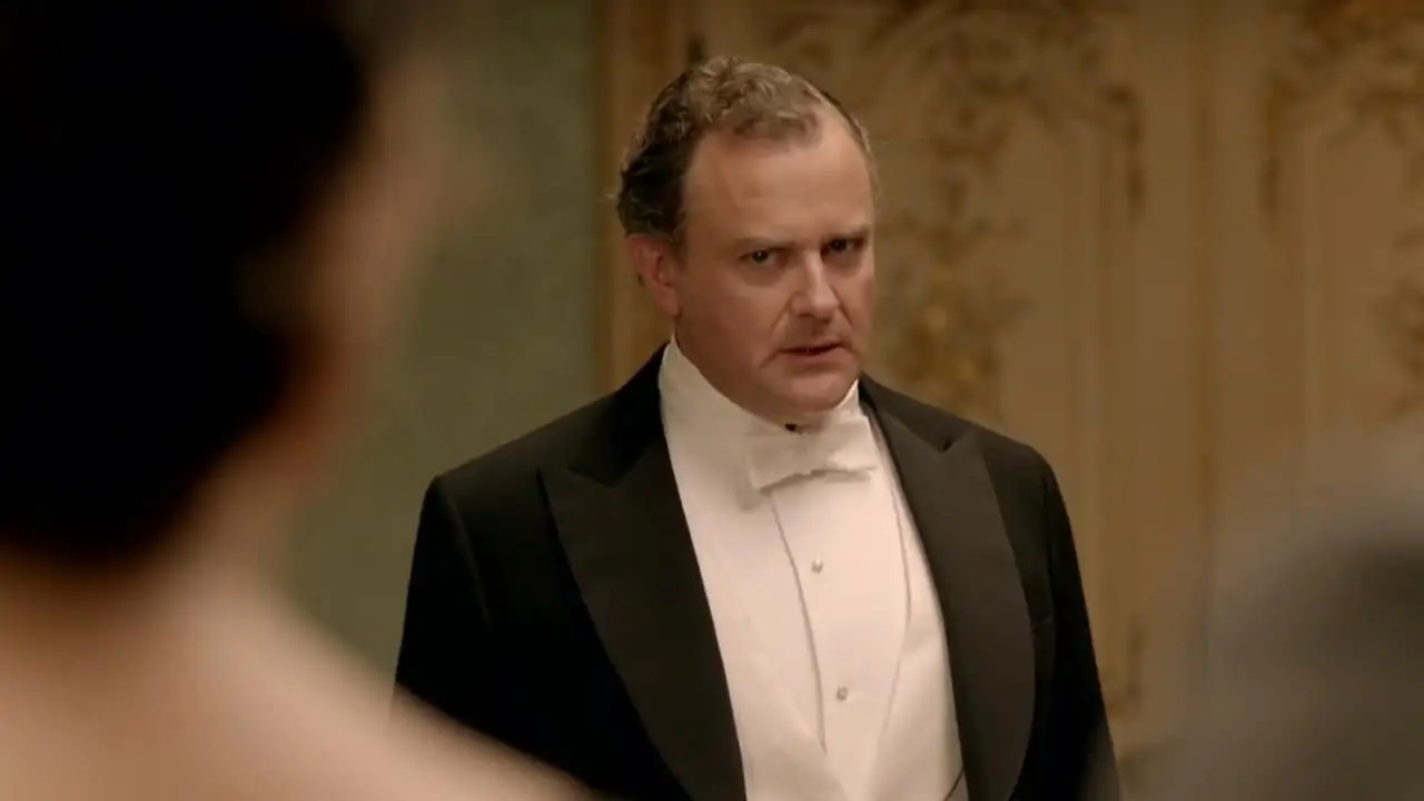 Lord Grantham in another White Tie ensemble in season 2, set in 1919