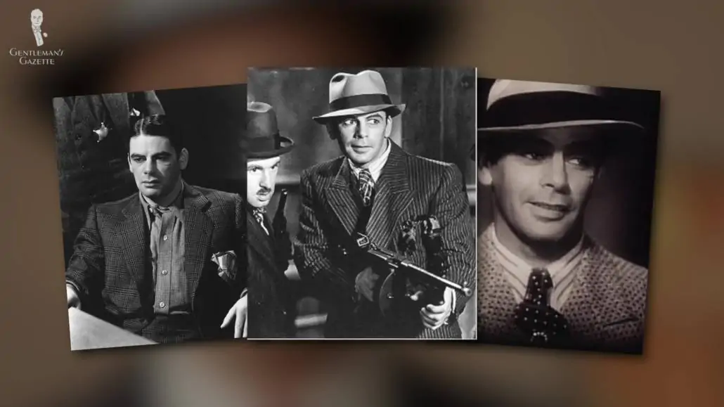 Paul Muni in different outfits