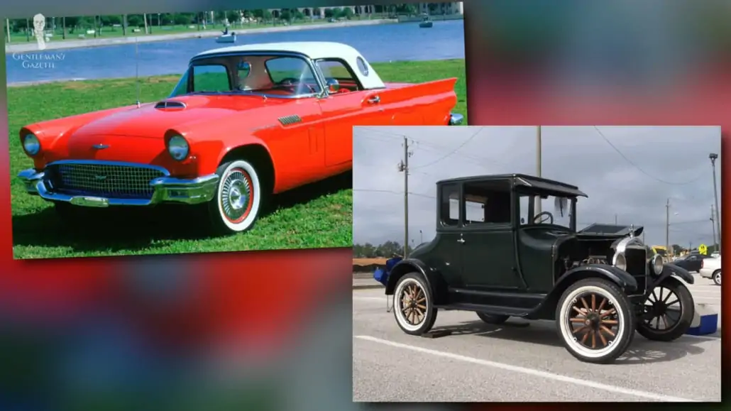 A car from the 1950s had less headroom than a model from the early 1900s.