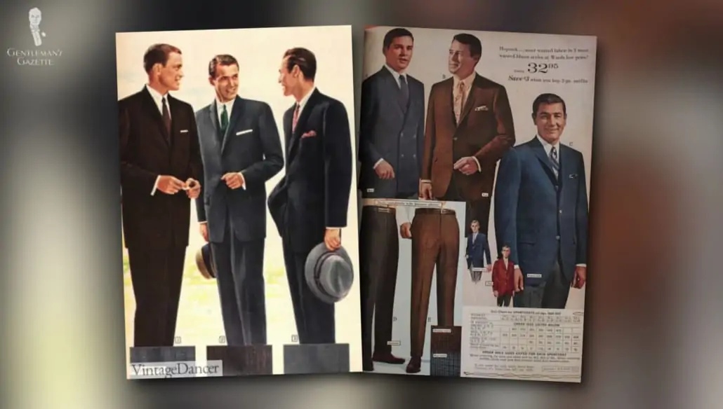 mid 60s and earlier menswear