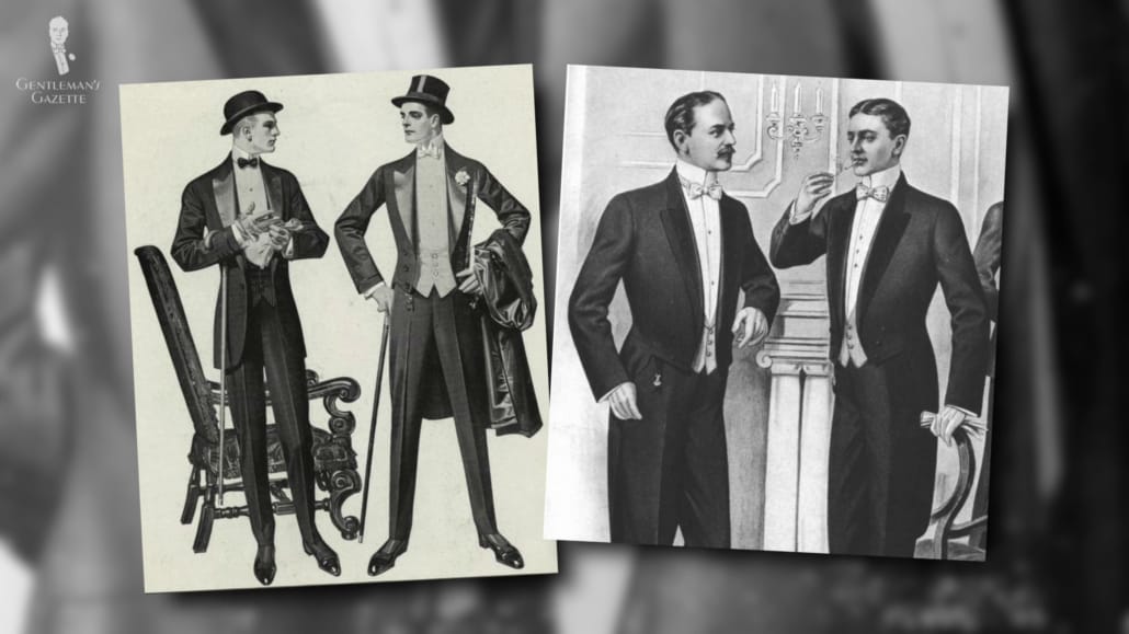 Formal White Tie was worn for special events.