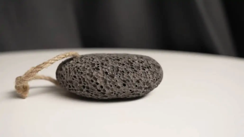 A pumice stone is a simple yet effective tool for exfoliation.