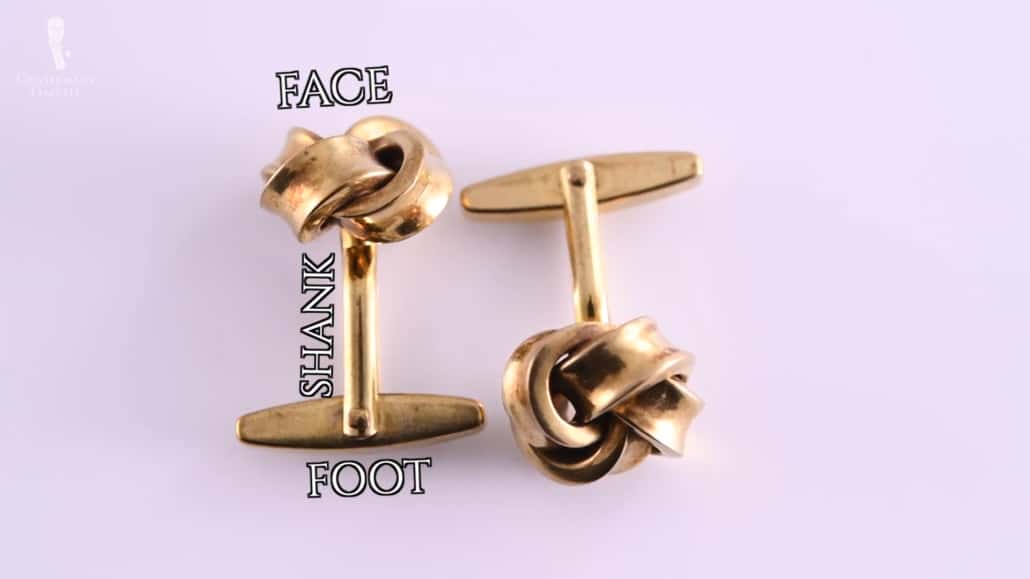 3 Parts Of Cufflink Cufflink Parts