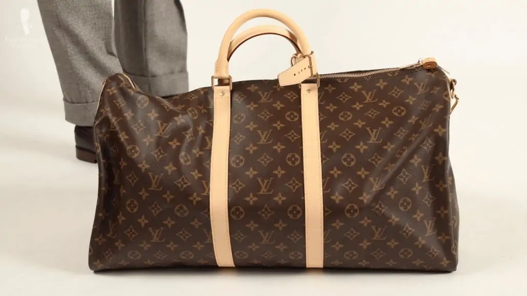 Louis Vuitton Keepall Duffle Bag (made from PVC)