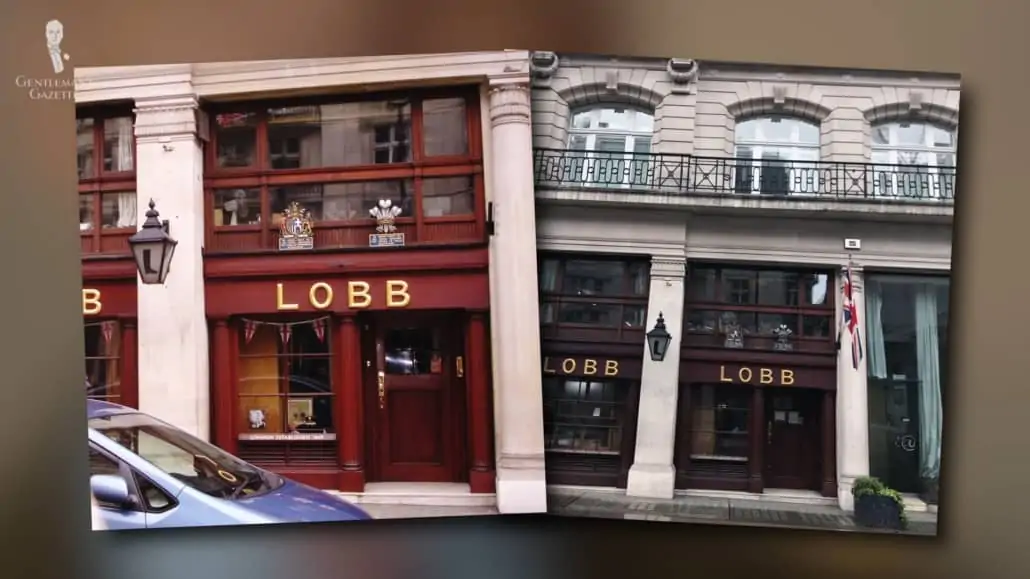 The John Lobb store still remains in St. James's Street to this day.