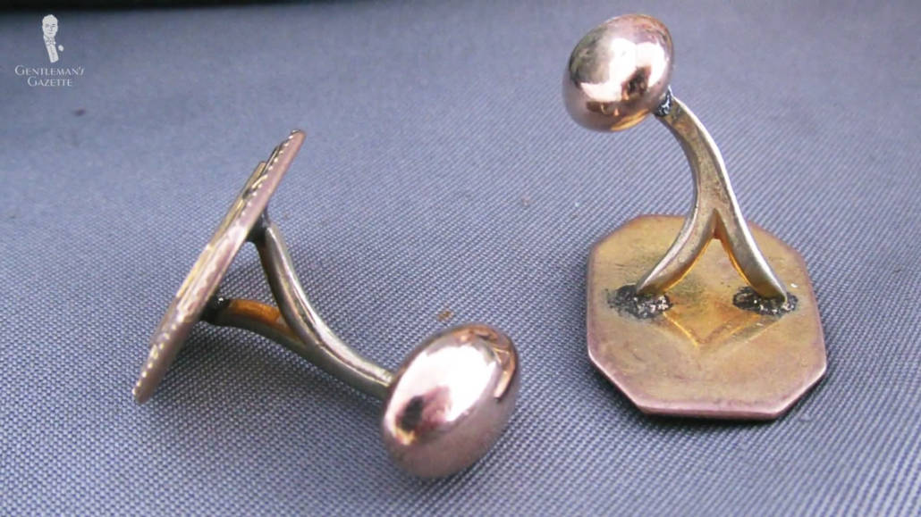 Fixed Cufflink Shank Fixed Shank Cufflinks