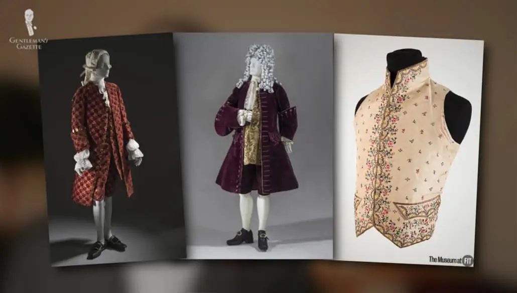 18th Century Decorated Vests