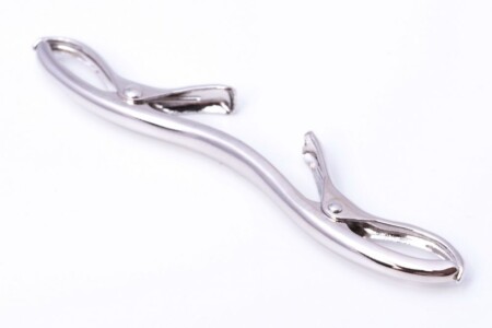 Collar Bar Clip in Platinum Silver For Classic Narrow Spread Collars by Fort Belvedere