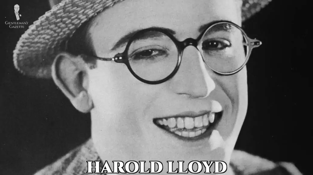 Harold Lloyd in Iconic Glasses