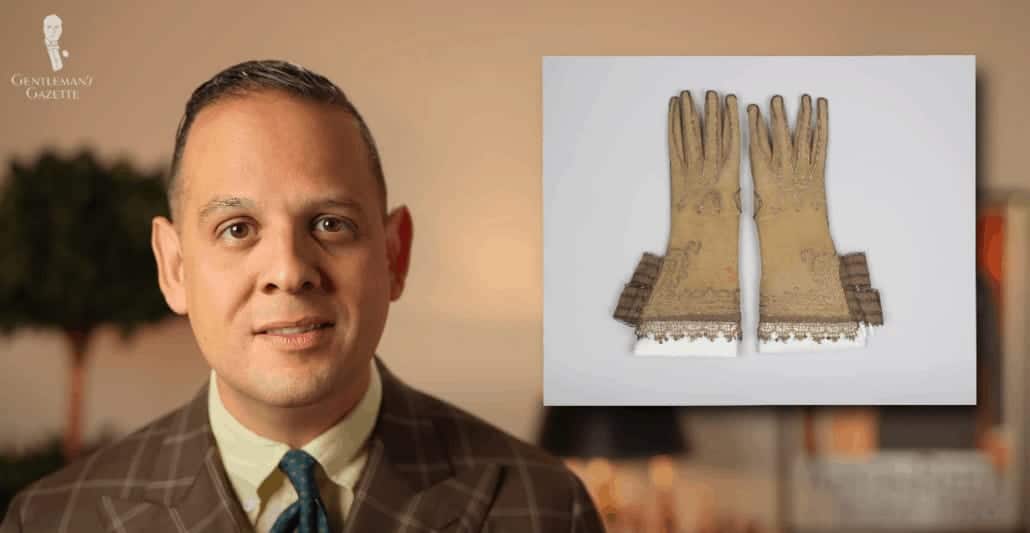 Lace And Silk On Earlier Mens Gloves Lace-and-Silk-on-Earlier-Mens-Gloves