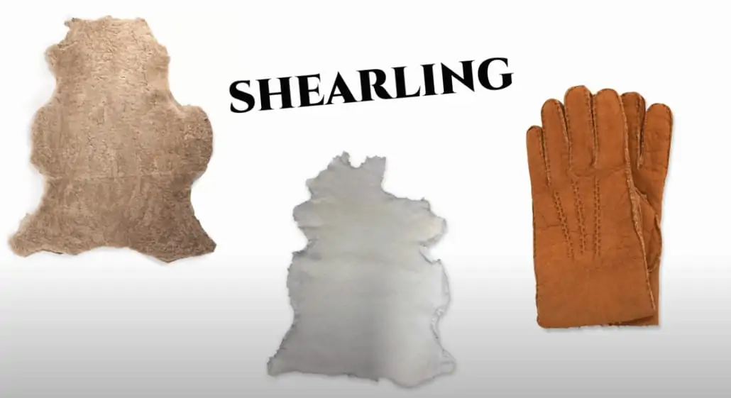 Shearling leather has the qualities to keep you warm, a casual way.