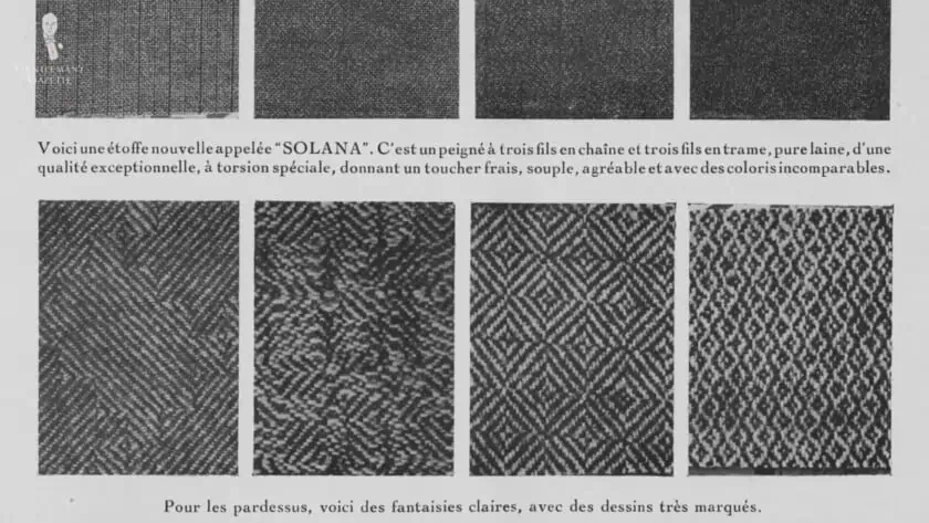 fabric choices, patterns and colors from 1920s