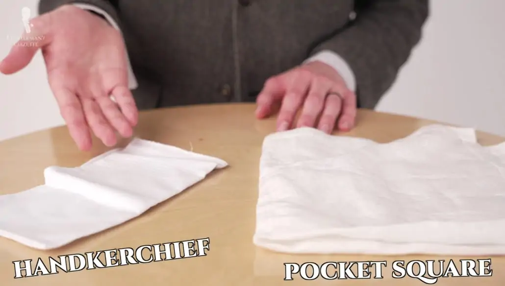 Handkerchief vs. Pocket Square