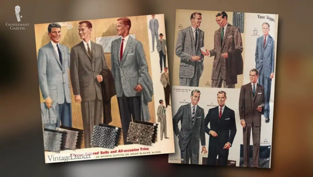 Vests had become optional when two-piece suits rose to popularity.