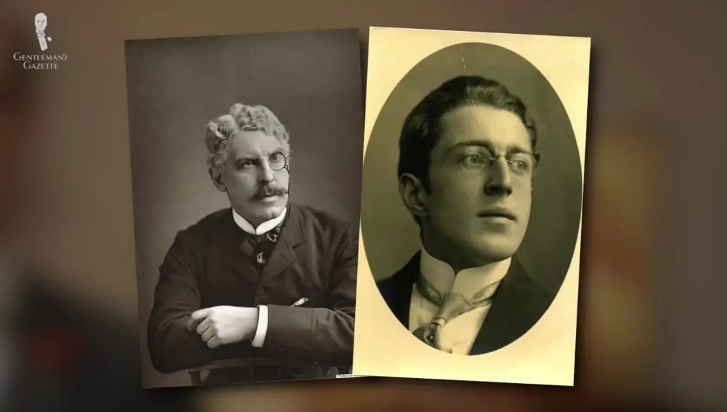 Monocle (left) and pince-nez (right)