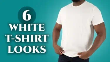 Kyle wearing white t-shirt