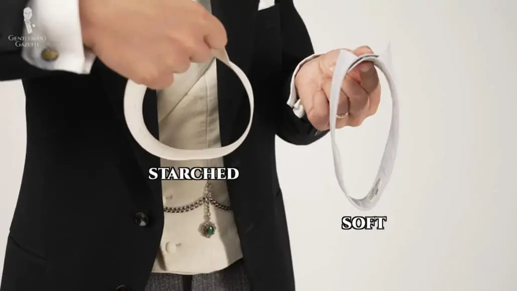 starched vs soft collar