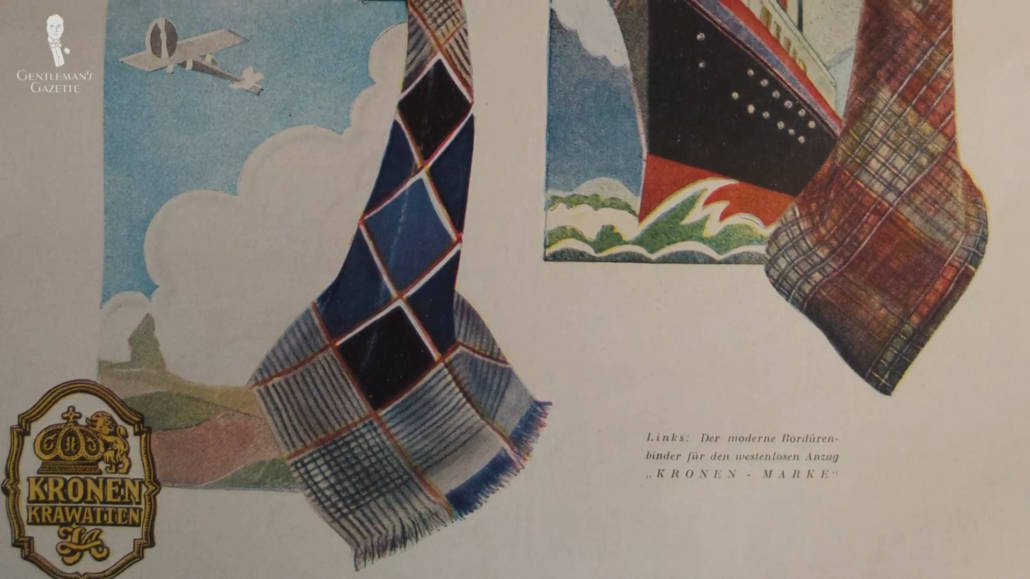 Ties with Unfinished Edges