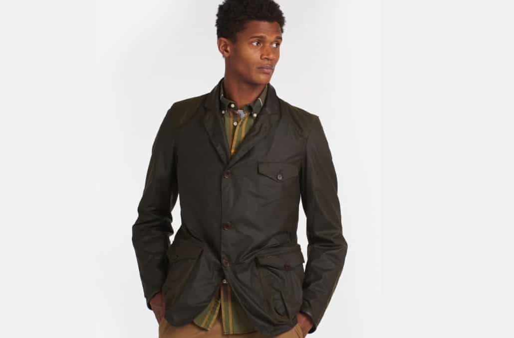 An updated version of the Barbour jacket