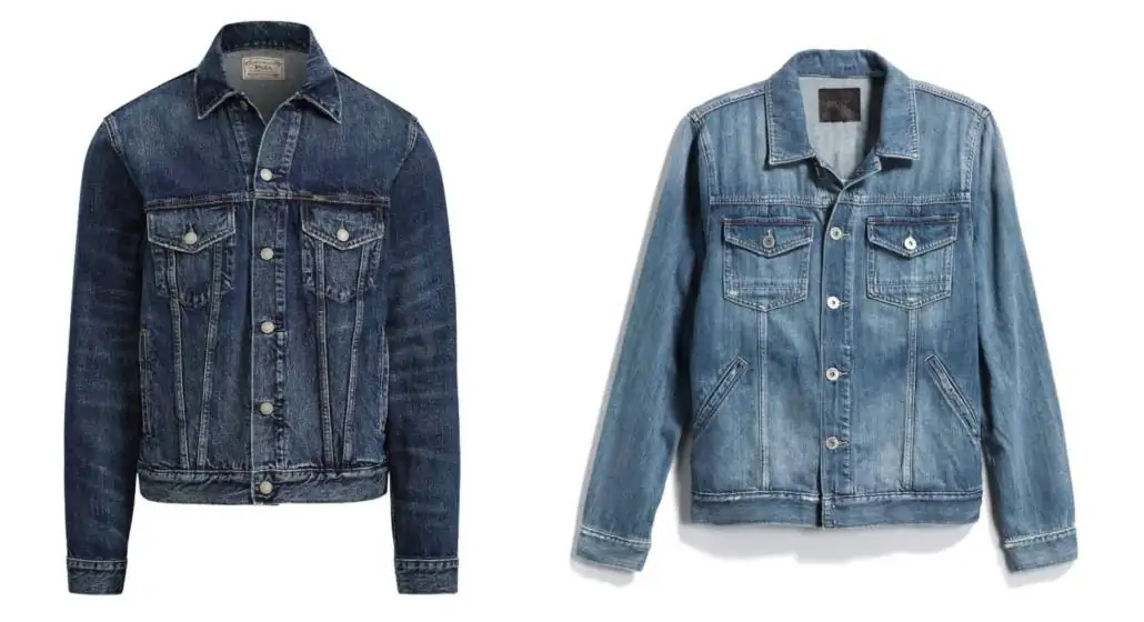 Blue denim jackets are more versatile classic pieces than colored ones.