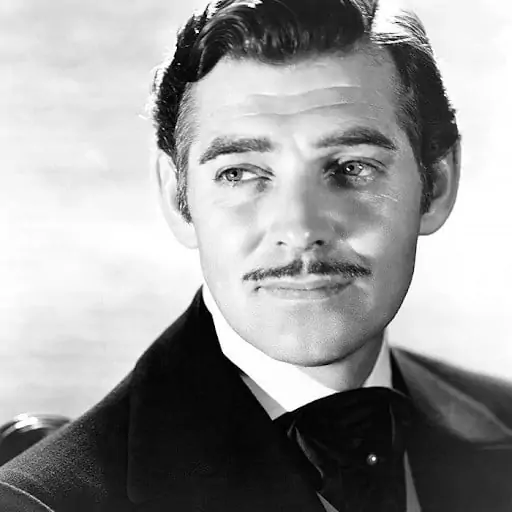 Clark Gable in Gone With the Wind.