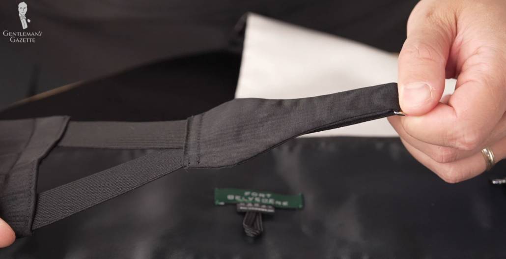 Fort Belvedere Cummerbunds Have Elastic Straps That Provide A More Proper Fit. Fort Belvedere cummerbunds have elastic straps that provide a more proper fit.