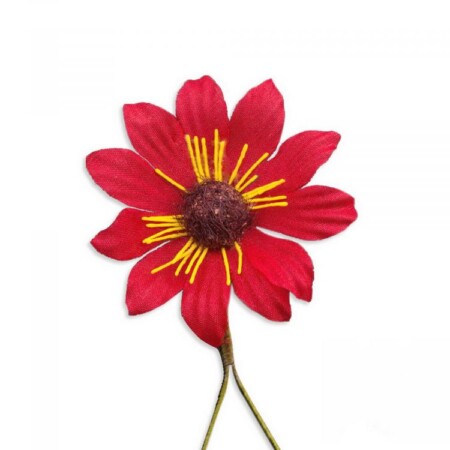 Red Exotic Caribbean Boutonniere Lapel Flower