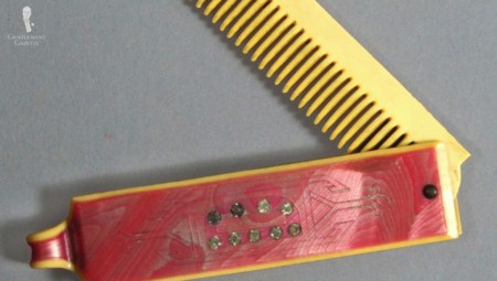 The folding pocket comb was a favorite in the 1930s.