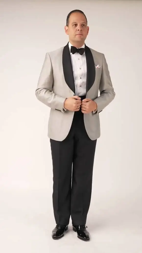 Sven Raphael wearing Shawl Collar Dinner Jacket Tuxedo