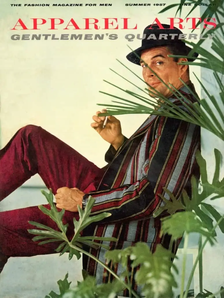 Apparel Arts Cover from June 1957 - the subtitle would soon became the name of the magazine itself GQ