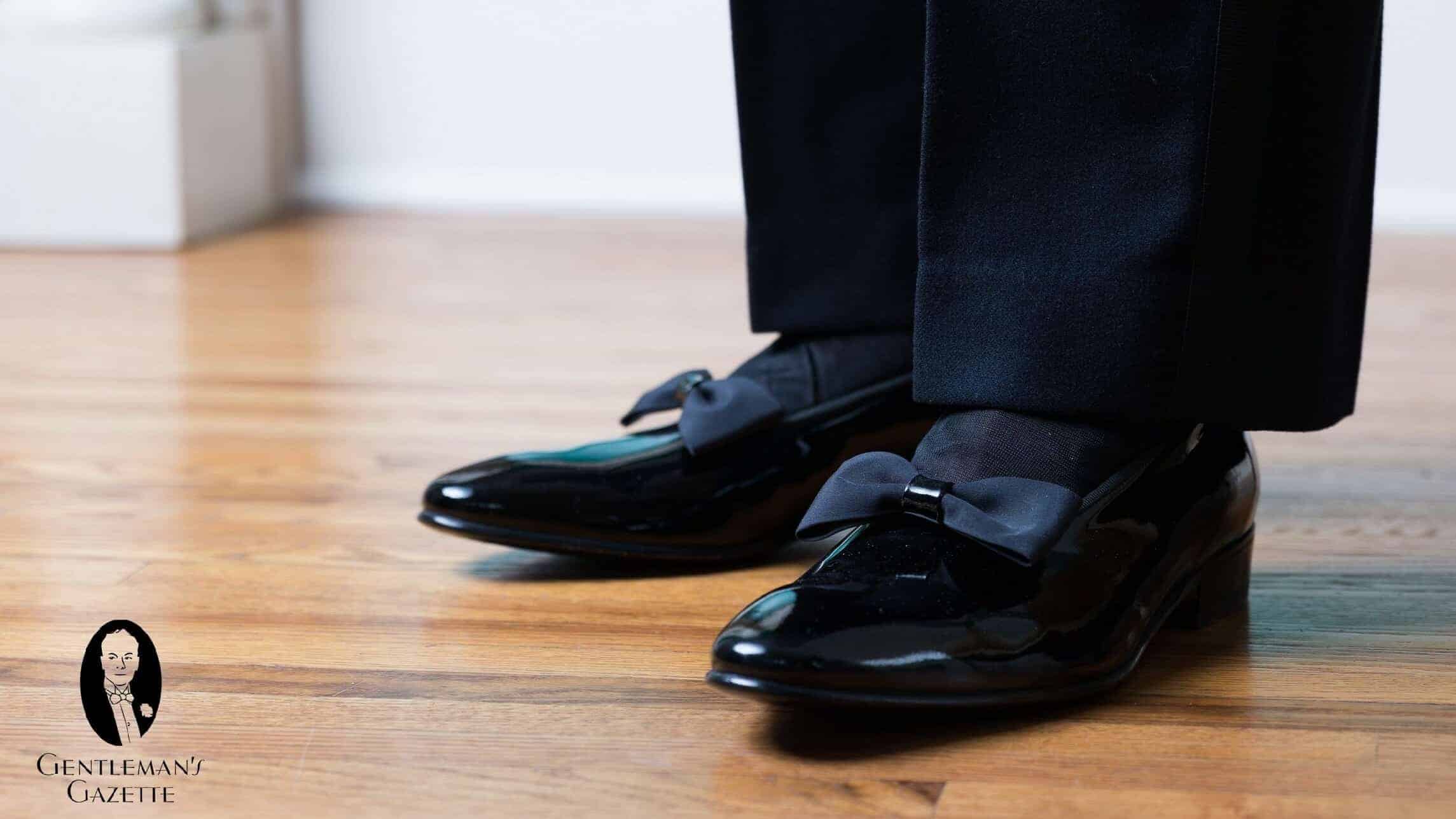 faux patent leather Mens IVORYJAZZ OXFORD Tuxedo Dress shoes