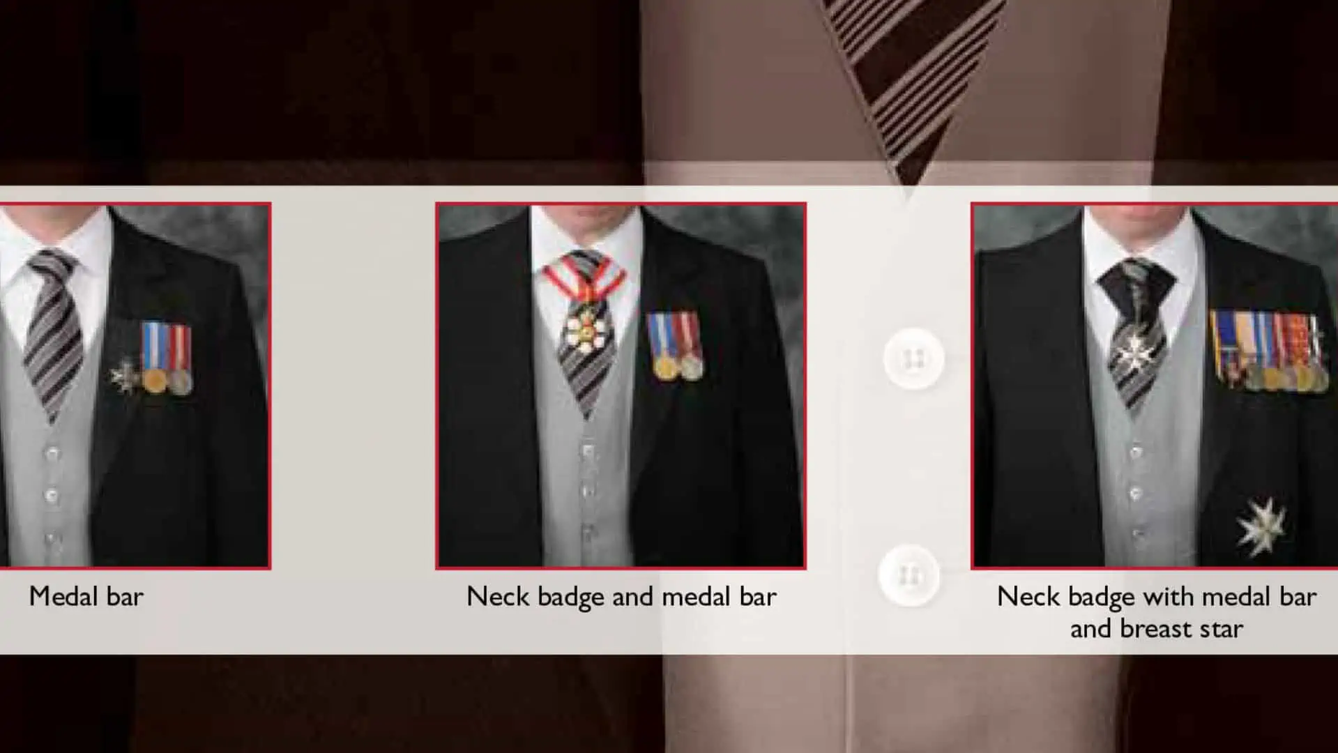 Orders Decorations Medals with Black and White Tie Featured Image