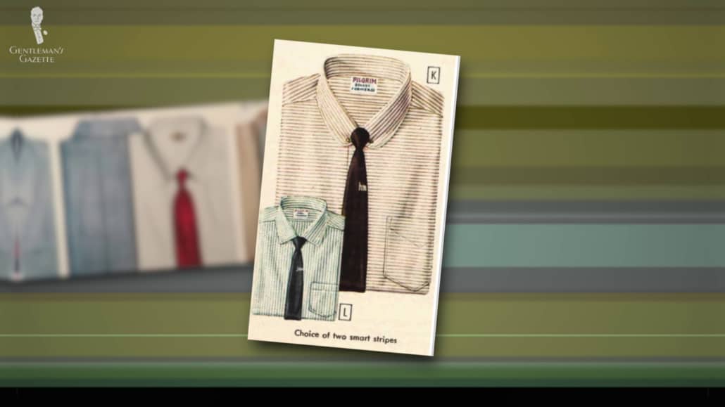 A club  collar with a collar pin