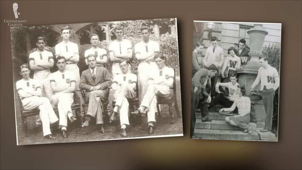 The jock was a typical cool kid in high school who was part of the sports team.