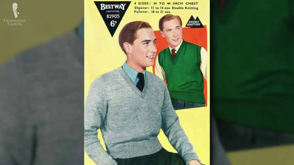 Jumper is another clothing that 1950s men wore at home.