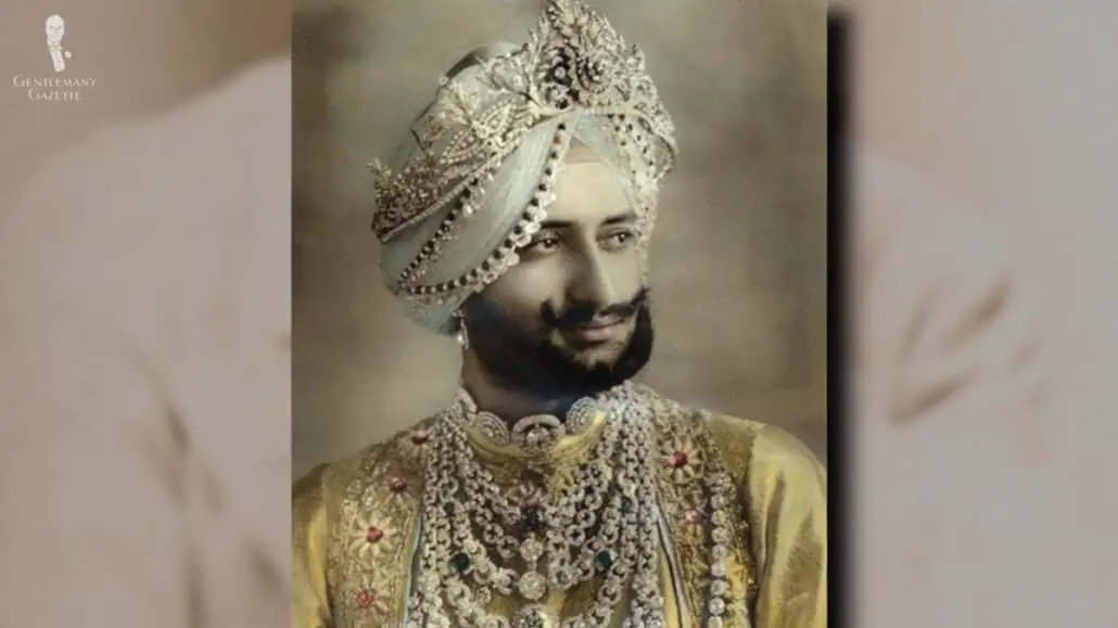 A portrait of Sir Yadavindra Singh