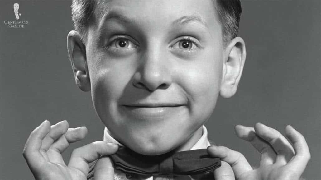 Nothing makes a man look more like a schoolboy than pre-tied neckwear.