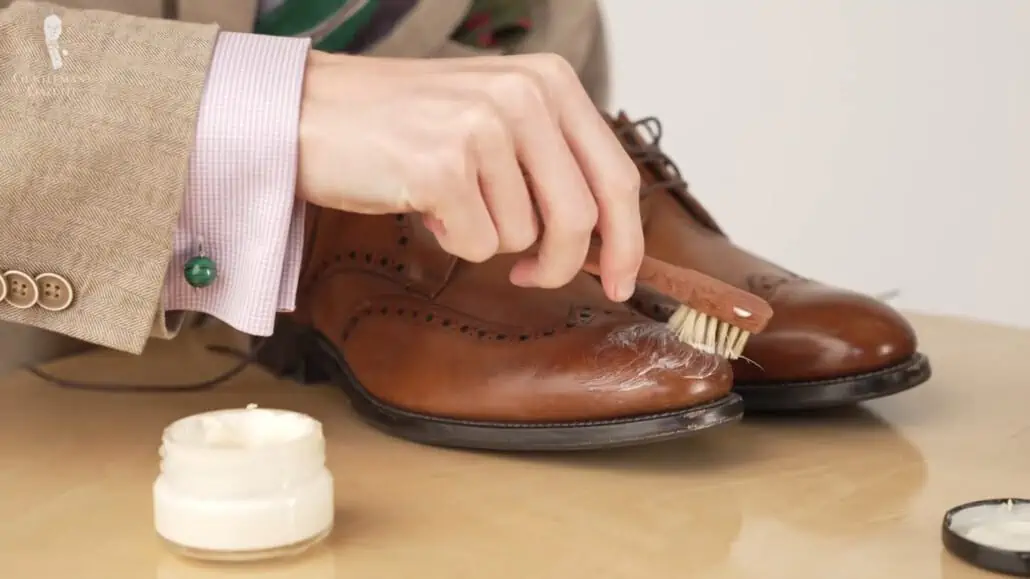 Dress shoes require time and money after the initial purchase to help maintain them.
