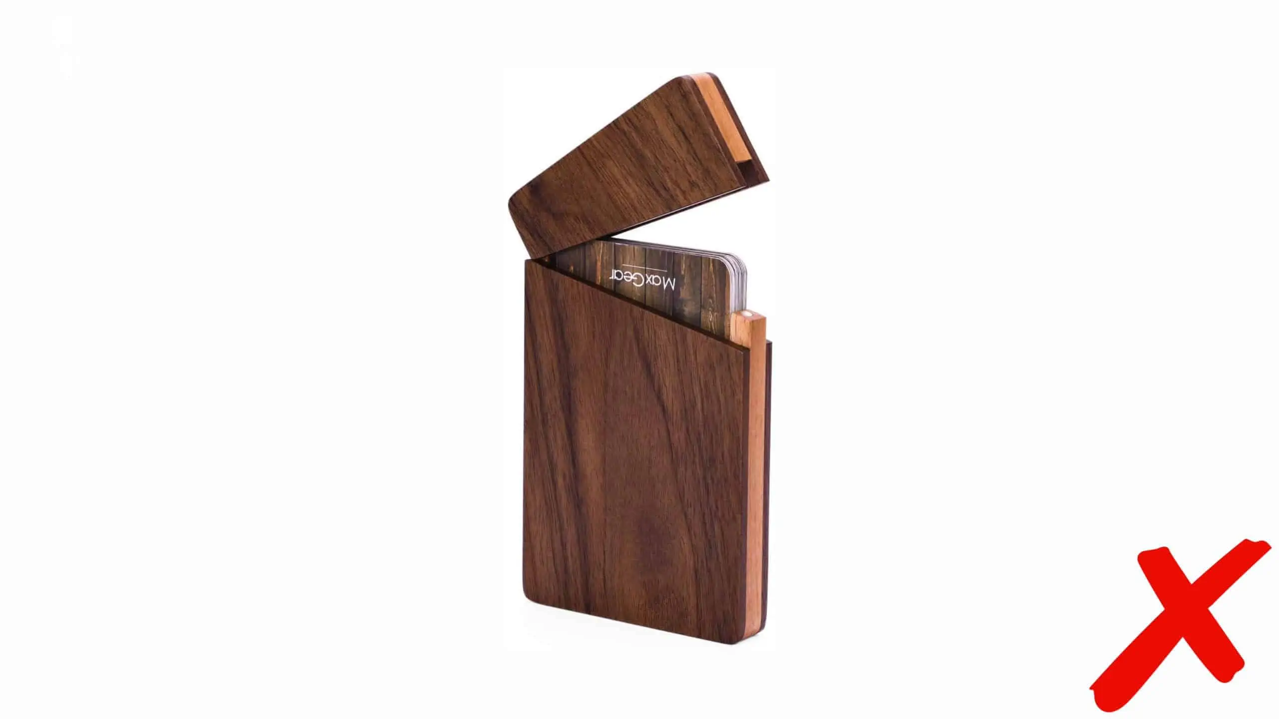 A business card holder in an extremely modern and trendy design