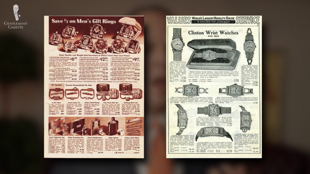 A magazine of accessories during th 1940s.