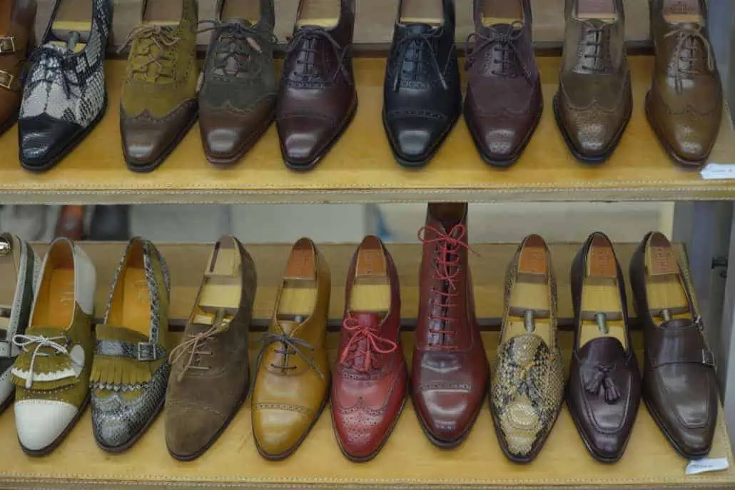 A selection of Carmina women's shoes.