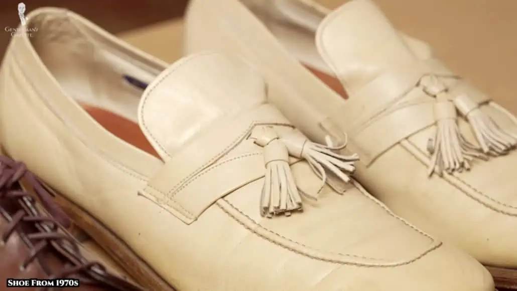 Biscayne tassel loafers from the 1970s.